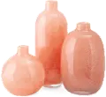 4 Inch Pink Art Glass Decorative Bottle