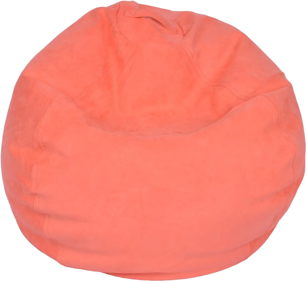 Large Coral Pink Bean Bag Chair - ACEssentials-1