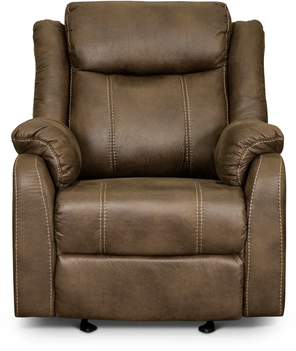 Domino Taupe Gliding Recliner-1