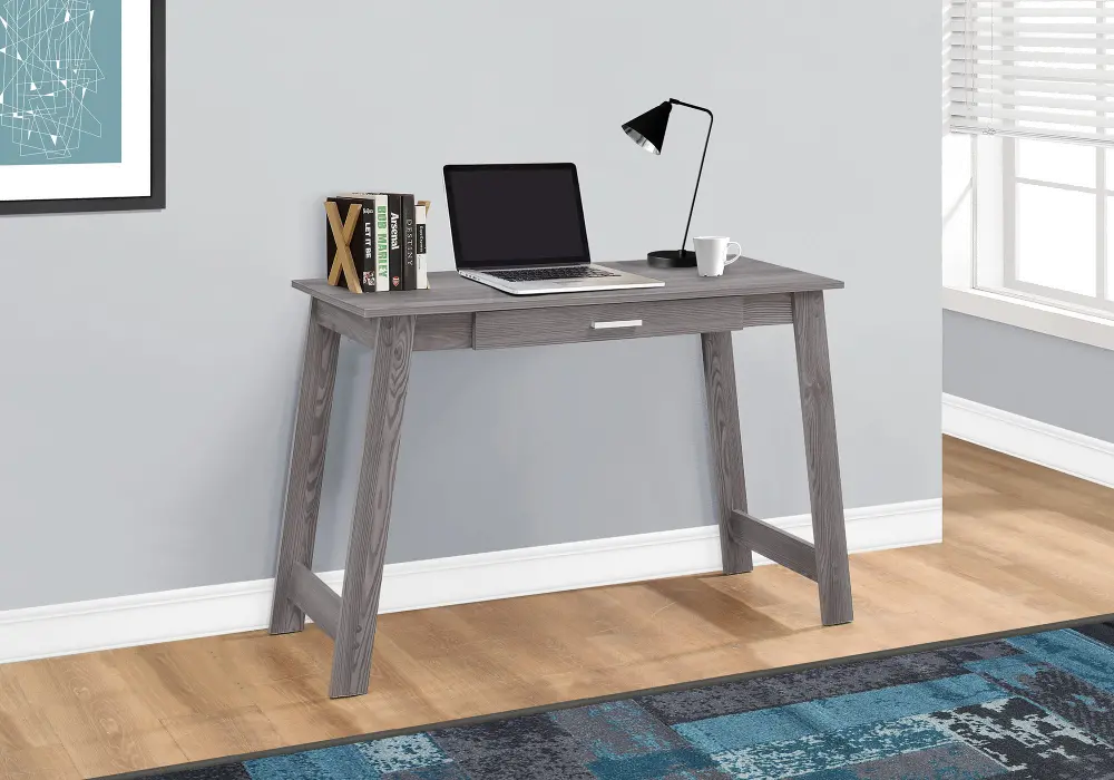 Gray Computer Desk-1
