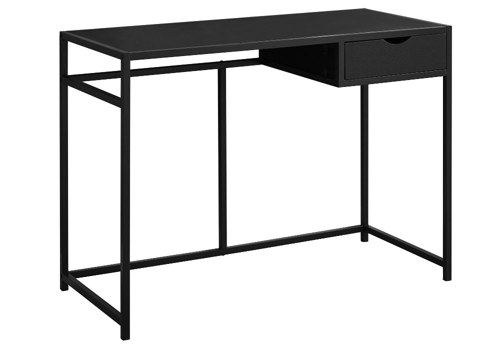 Industrial Black Metal Computer Desk