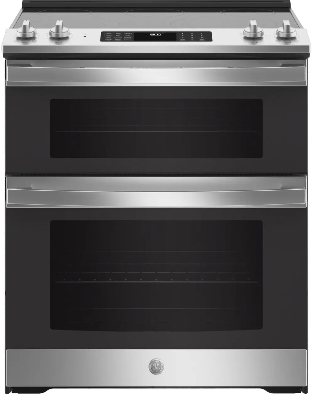 JSS86SPSS-OLD GE Slide In Double Oven Electric Range with Convection - 6.6 cu. ft., Stainless Steel-1