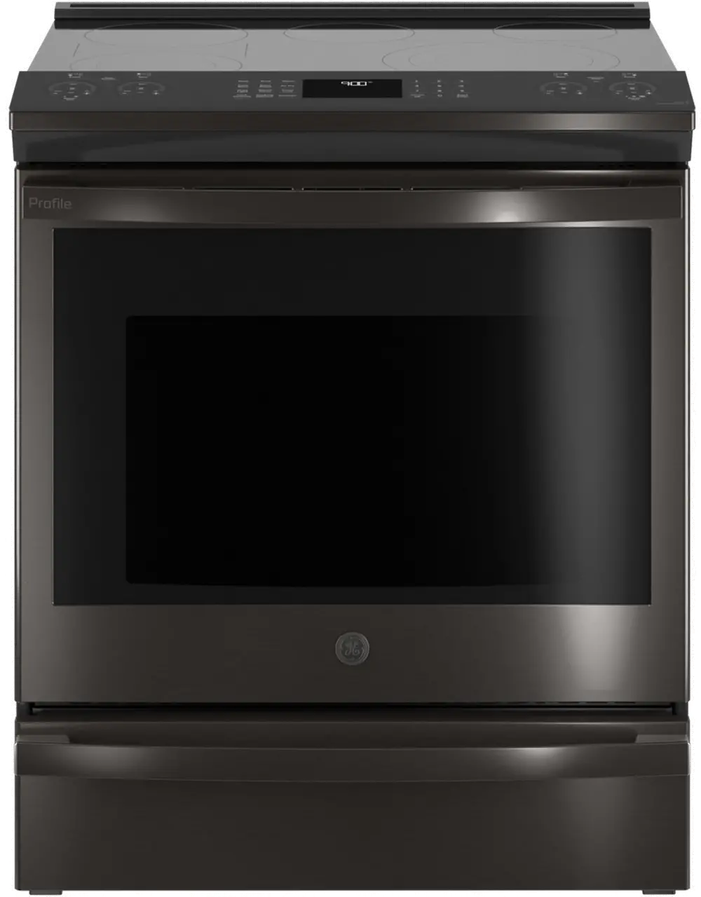 PSS93BPTS GE Profile 30 Inch Smart Convection Range - 5.3 cu. ft., Black Stainless Steel-1