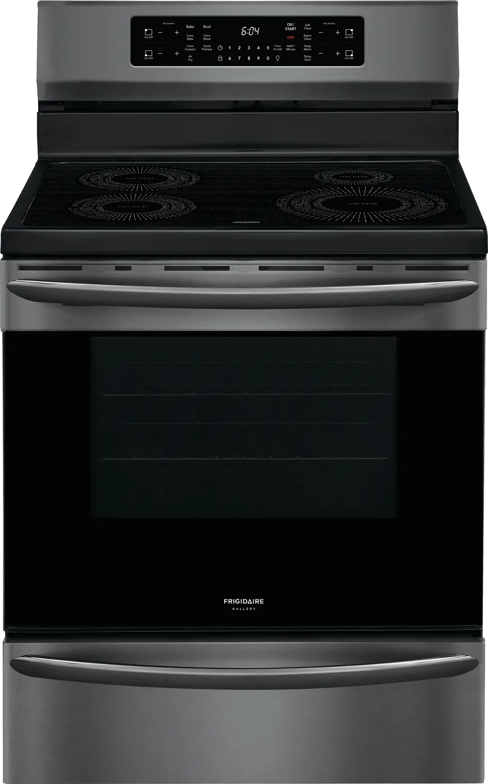GCRI3058AD Frigidaire Gallery 5.4 cu ft Induction Range - Black Stainless Steel-1
