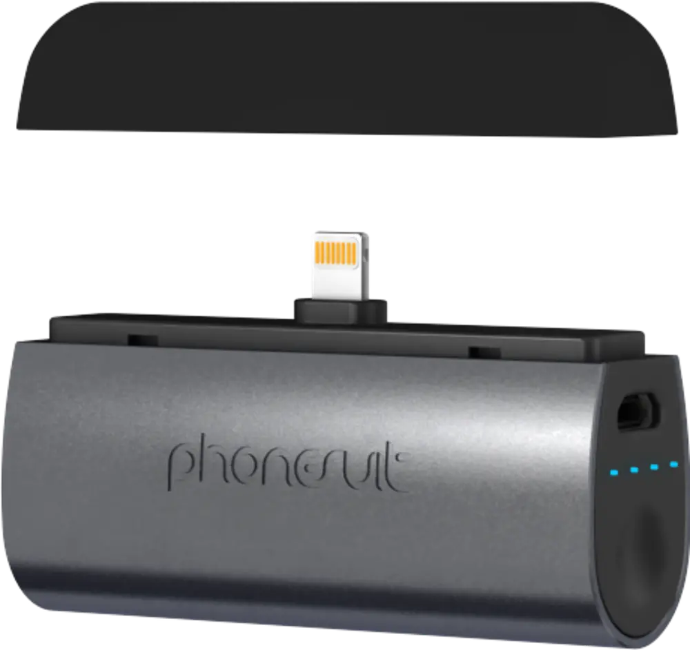 PS-MICRO2-C2-BLK,iPH PhoneSuit Flex XT Pocket Charger for iPhone-1