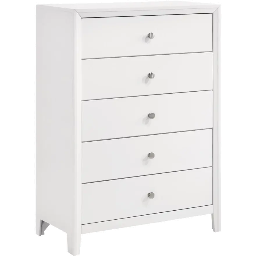 Grant White Chest of Drawers-1