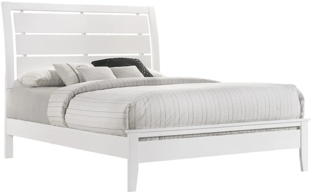 Grant White Queen Bed-1