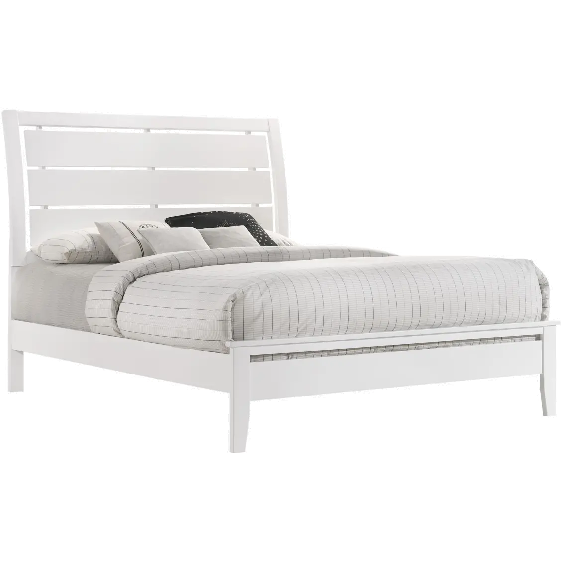 Grant White Twin Bed-1