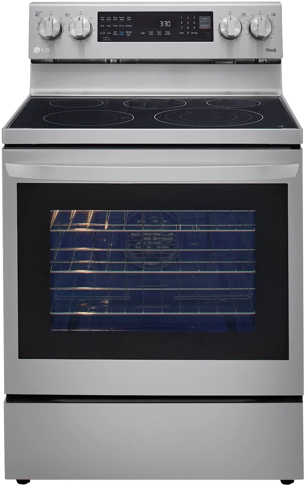 LREL6325F LG 6.3 cu ft Electric Range with InstaView - Stainless Steel-1