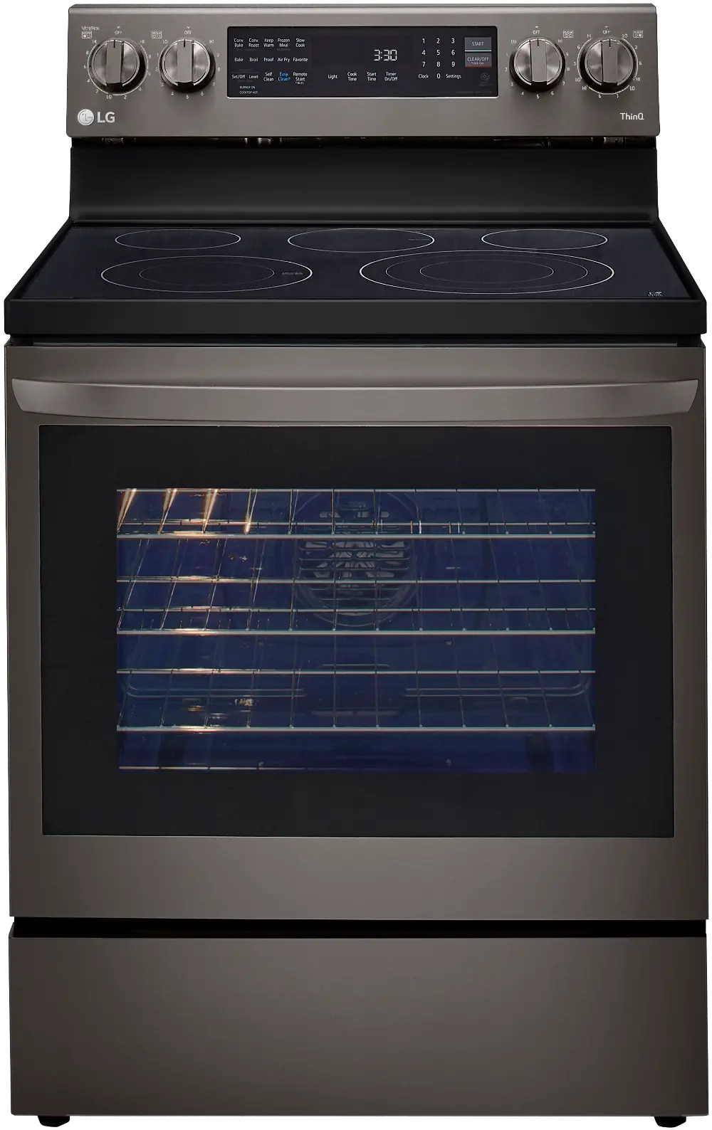 LREL6325D LG 6.3 cu ft Electric Range with InstaView - Black Stainless Steel-1
