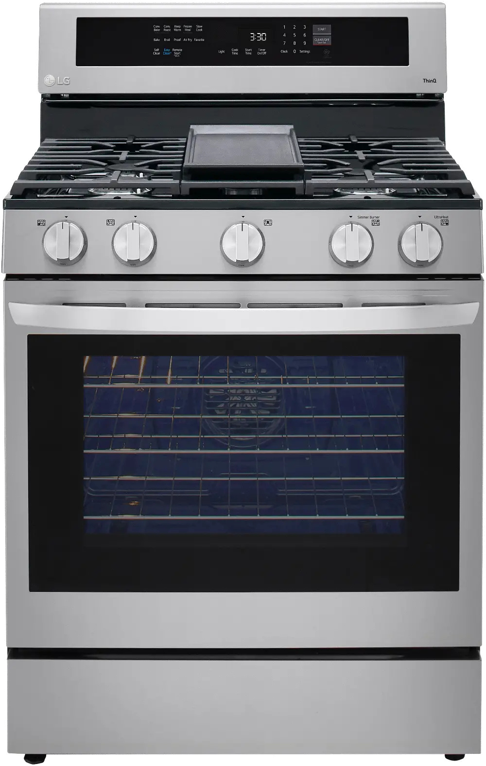 LRGL5825F LG 5.8 cu ft Gas Range with InstaView - Stainless Steel-1