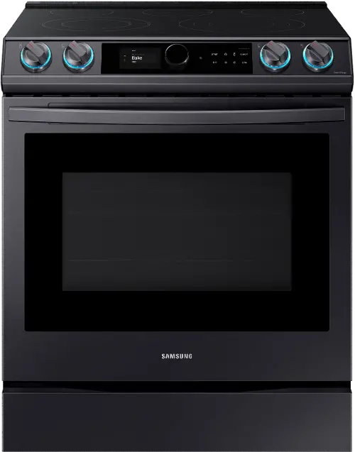 30-Inch Black Stainless Steel Electric Range