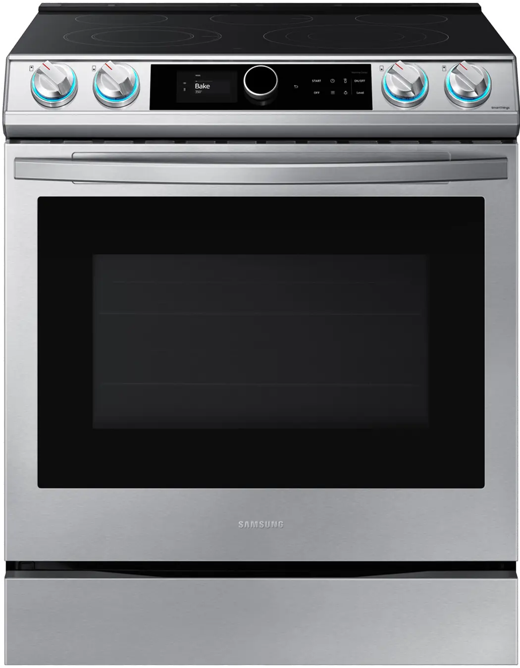 Samsung gray electric oven range