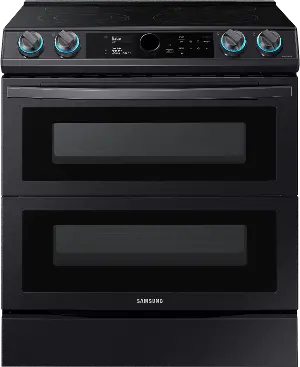 Samsung NX60T8751SG 6.0 Cu ft. Smart Slide-in GAS Range with Flex Duo , Smart Dial & Air Fry in Black Stainless Steel