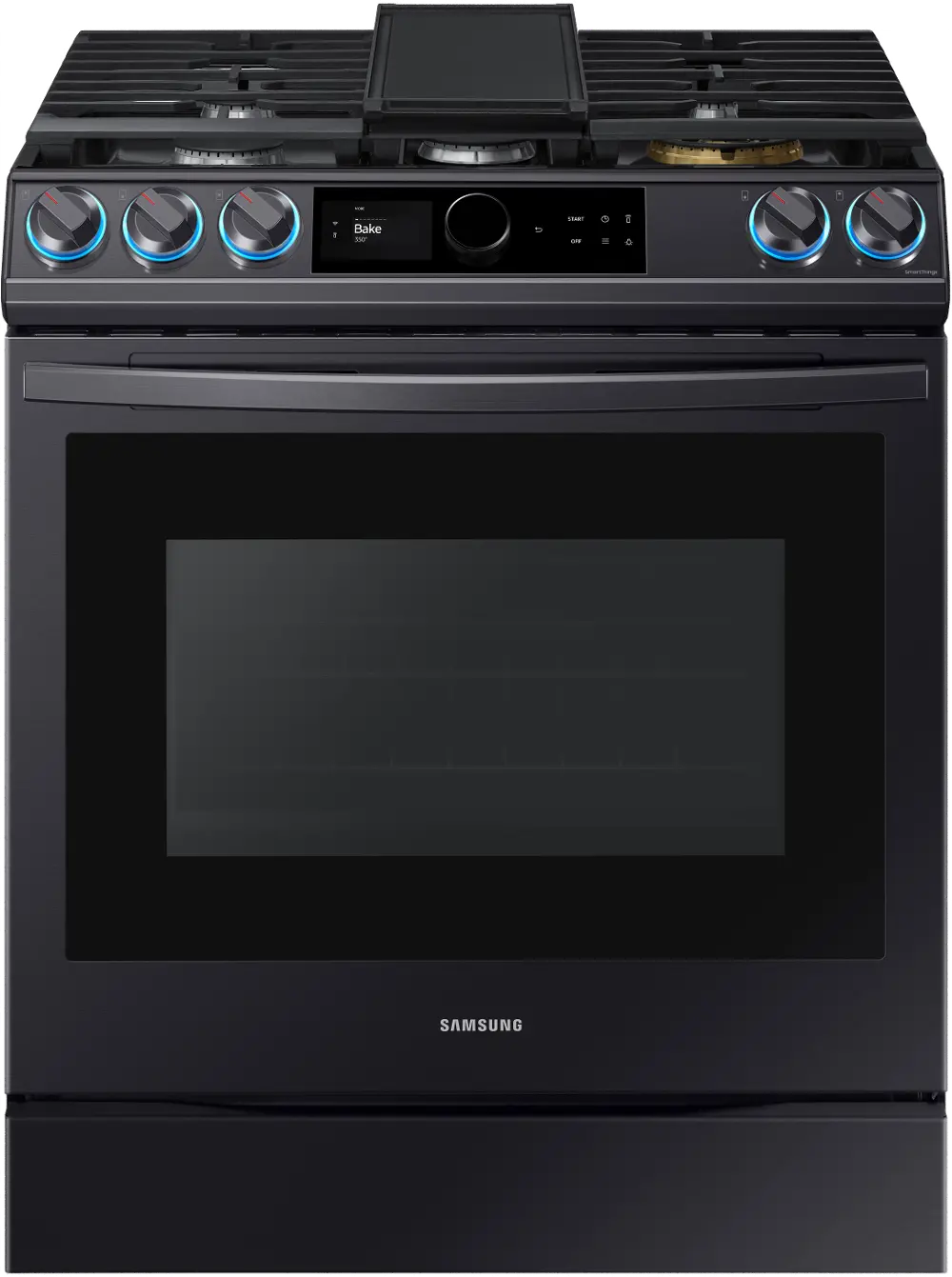 NX60T8711SG Samsung 6 cu ft Gas Range with SmartDial - Black Stainless Steel-1