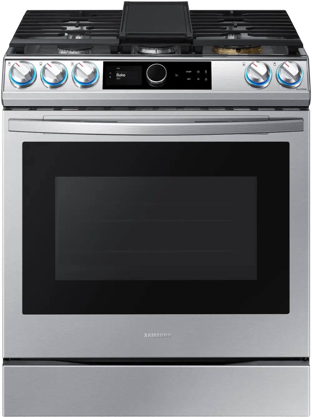 NX60T8711SS Samsung 6 cu ft Gas Range with Smart Dial - Stainless Steel-1