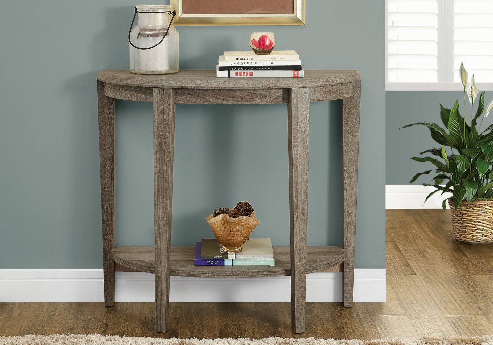 Dark Taupe Hall Sofa Table