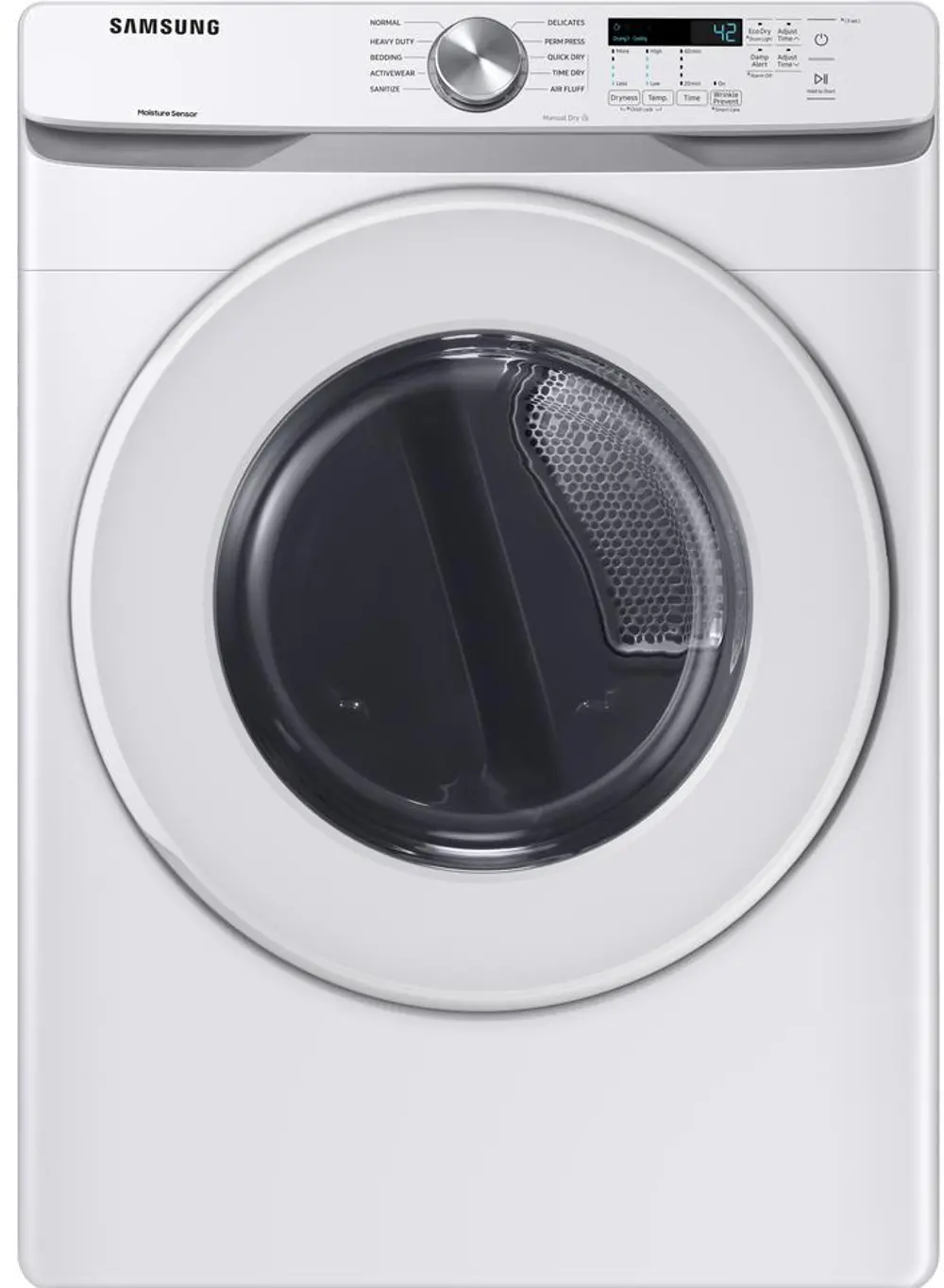 DVG45T6000W Samsung 7.5 cu. ft. Gas Dryer with Sensor Dry - White-1