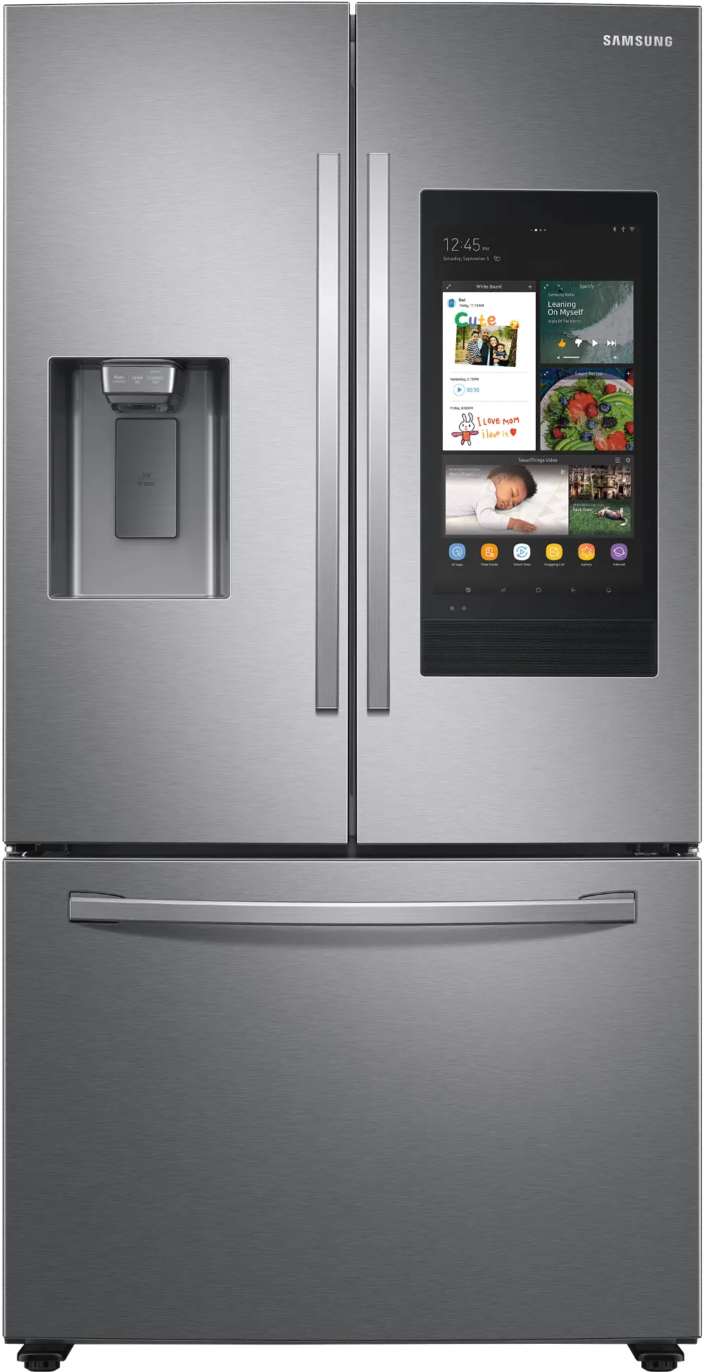 RF27T5501SR Samsung 26.5 cu ft French Door Refrigerator - Stainless Steel-1