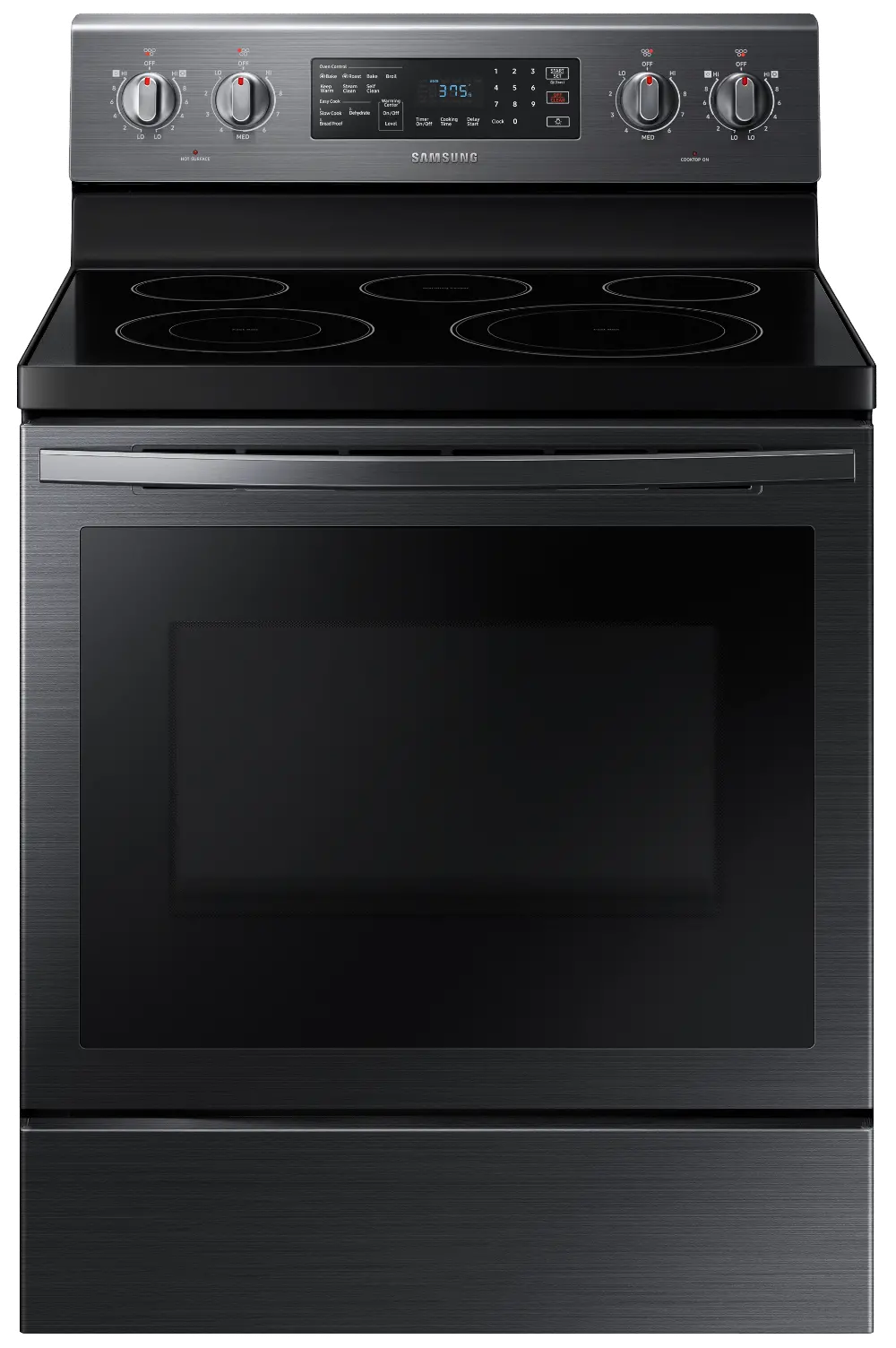 NE59T7511SG Samsung 30 Inch Electric Range with Convection and Air Fry - 5.9 cu. ft. Black Stainless Steel-1