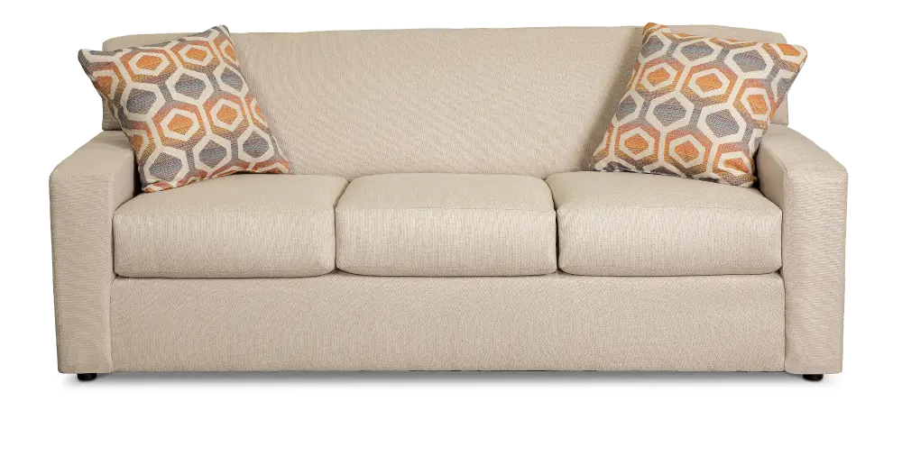 Contemporary Natural Beige Sofa - Jasper-1