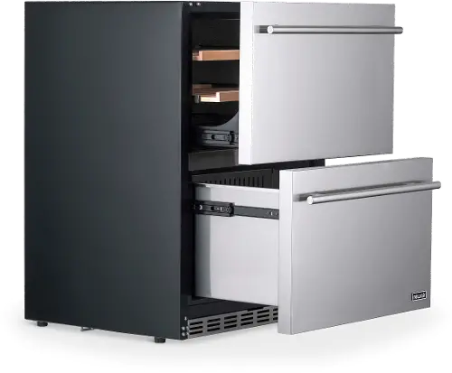 24 Inch Indoor Outdoor Refrigerator Drawer In Stainless Steel