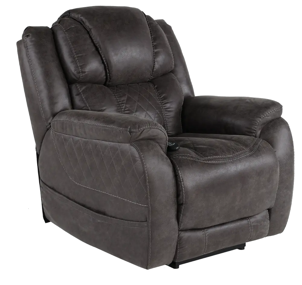 Daytona Steel Gray Power Recliner-1