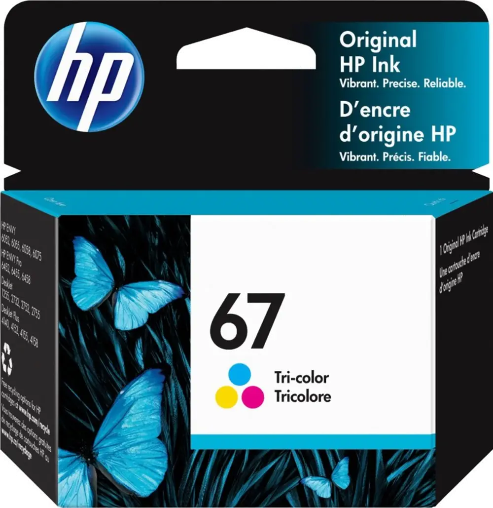 3YM55AN#140/67-TRI HP 67 Tricolor Ink Cartridge-1