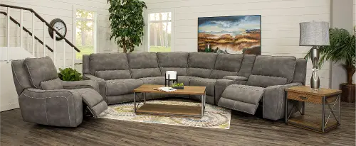 Rc willey outlet reclining sectional