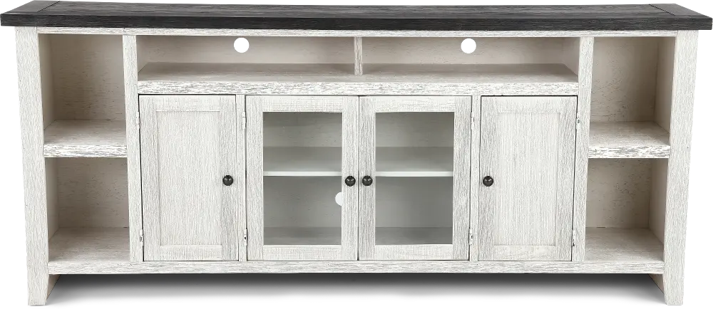 Eastport Rustic White 84  TV Stand-1