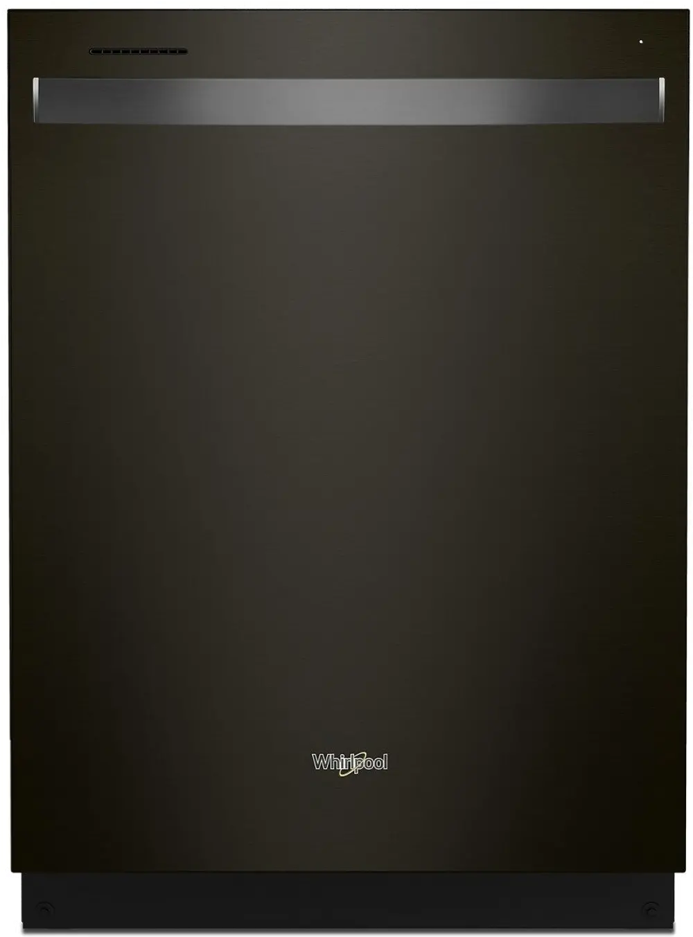 WDT750SAKV Whirlpool Top Control Dishwasher - Black Stainless Steel-1