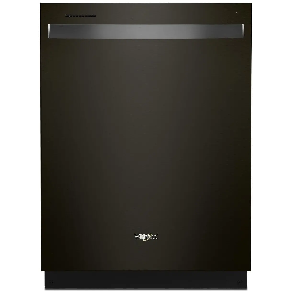 WDT750SAKV Whirlpool Top Control Dishwasher - Black Stainless Steel-1