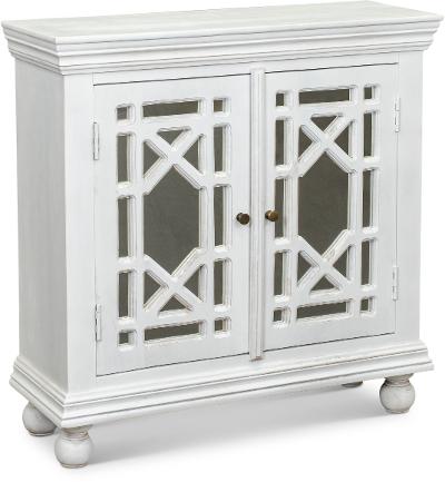 White 2 Door Accent Cabinet Rc Willey, Small Black Accent Cabinet With Doors