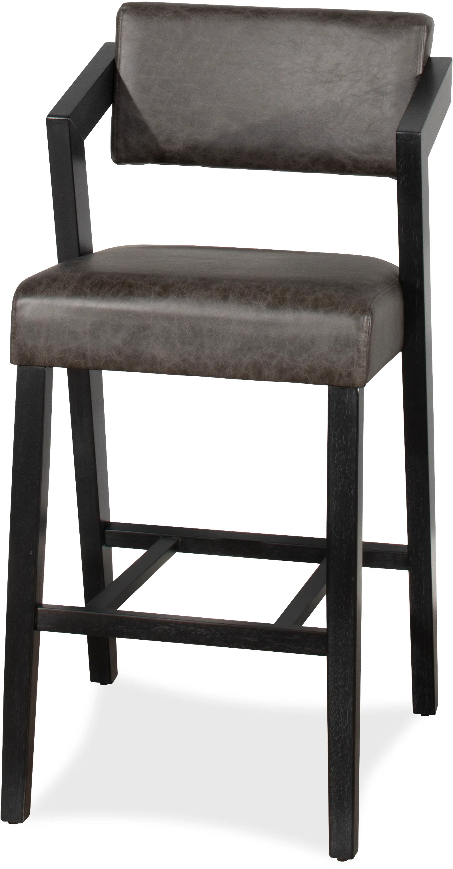 Snyder Black and Gray Bar Stool