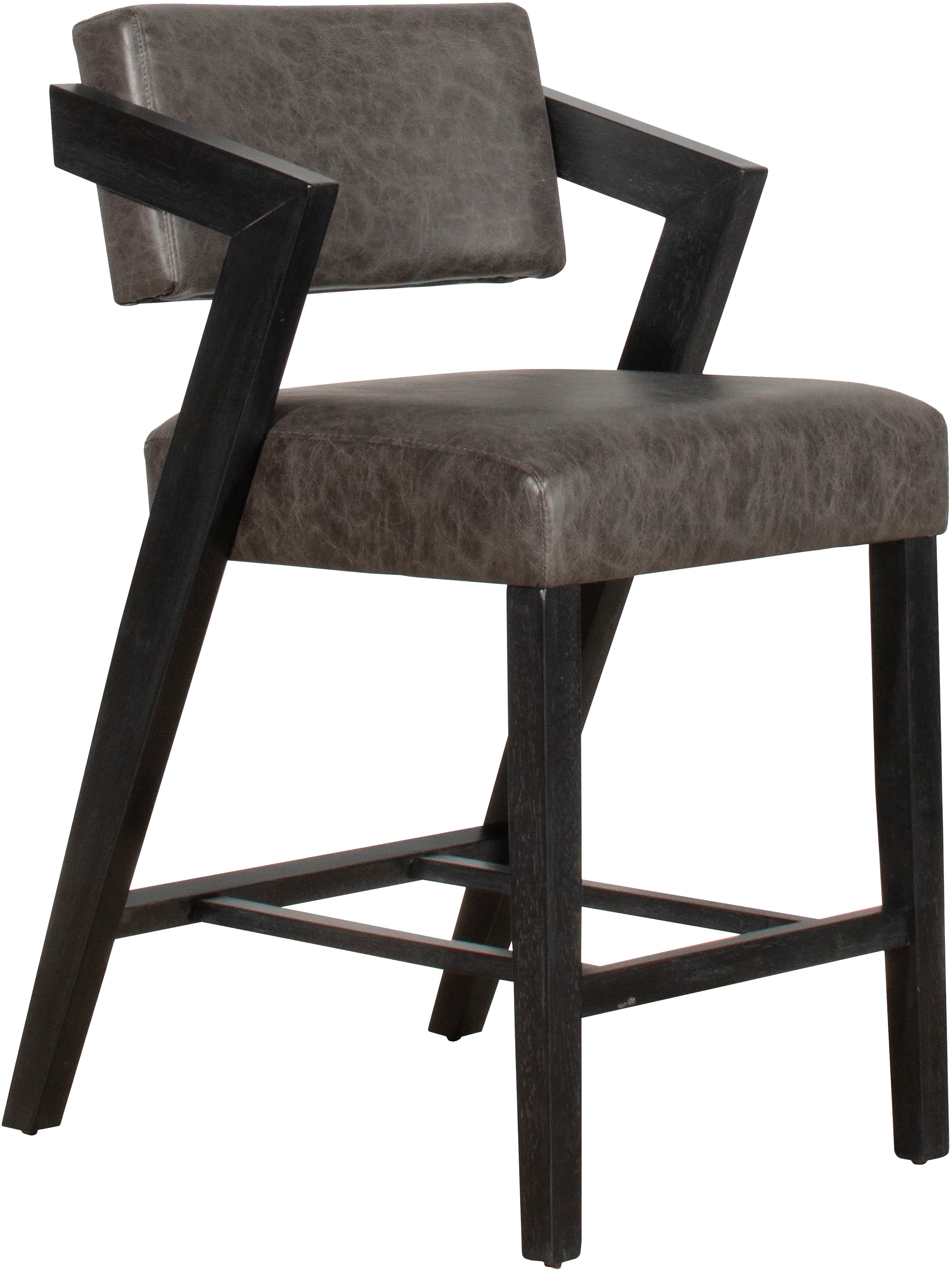 Snyder Black and Gray Counter Height Stool