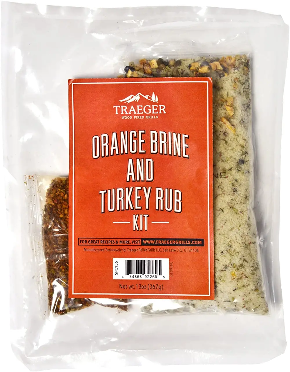 SPC156,BRINE_&_RUB Traeger Orange Brine and Turkey Rub Kit-1