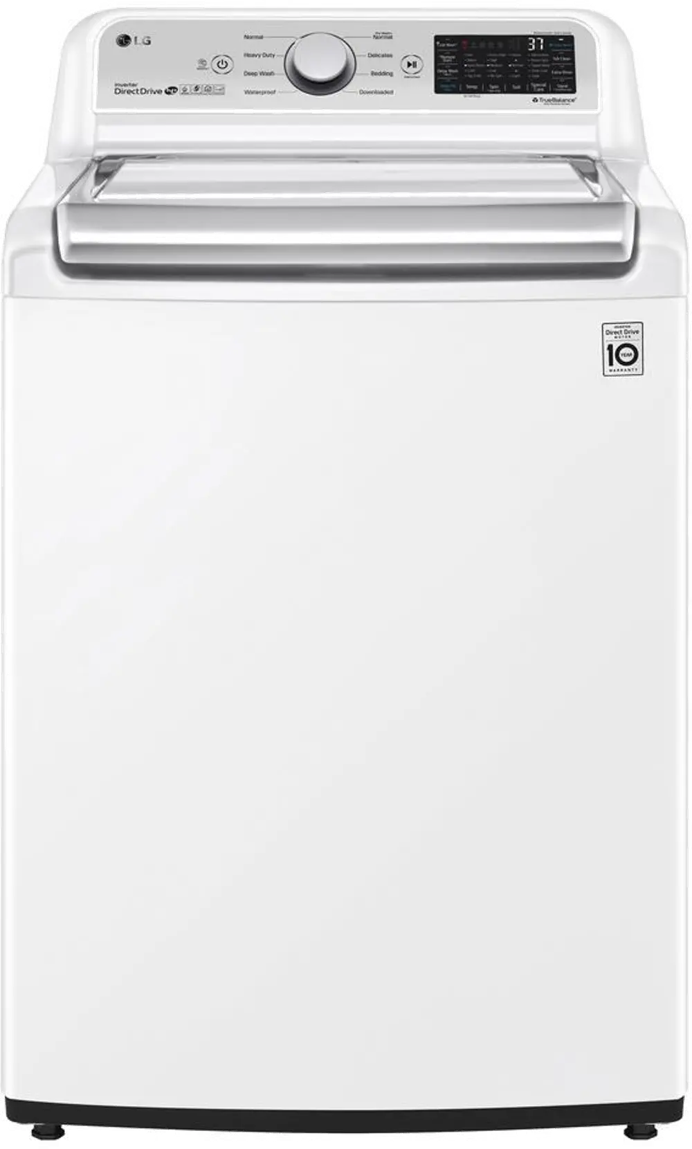 WT7305CW LG Mega Capacity Top Load Washer with Agitator - 4.8 cu. ft. White-1