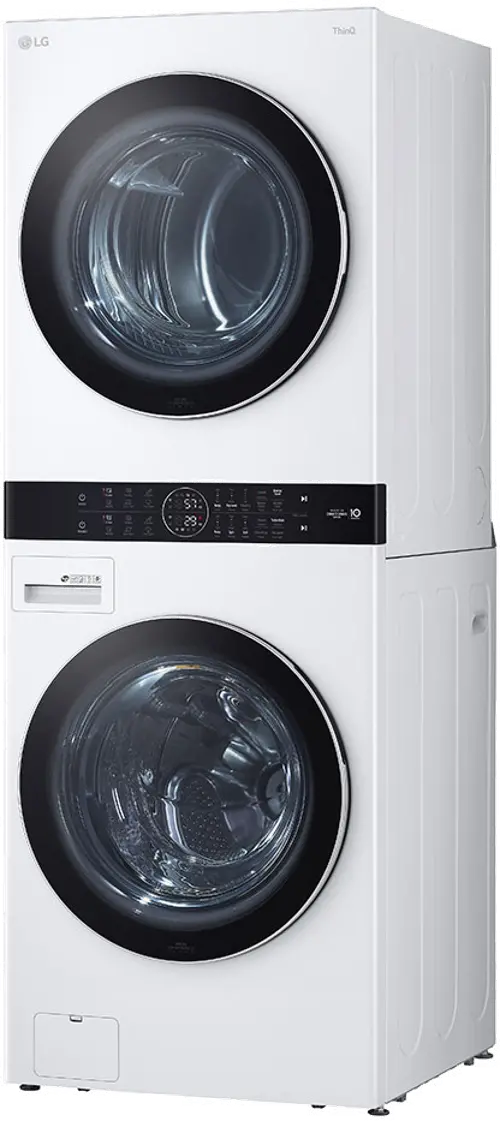 Single Unit Front Load LG WashTower™ with Center Control™ 4.5 cu. ft.  Washer and 7.4 cu. ft. Electric Dryer