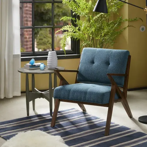 Mid modern accent online chair