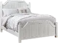 Sea Breeze White King Size Bed