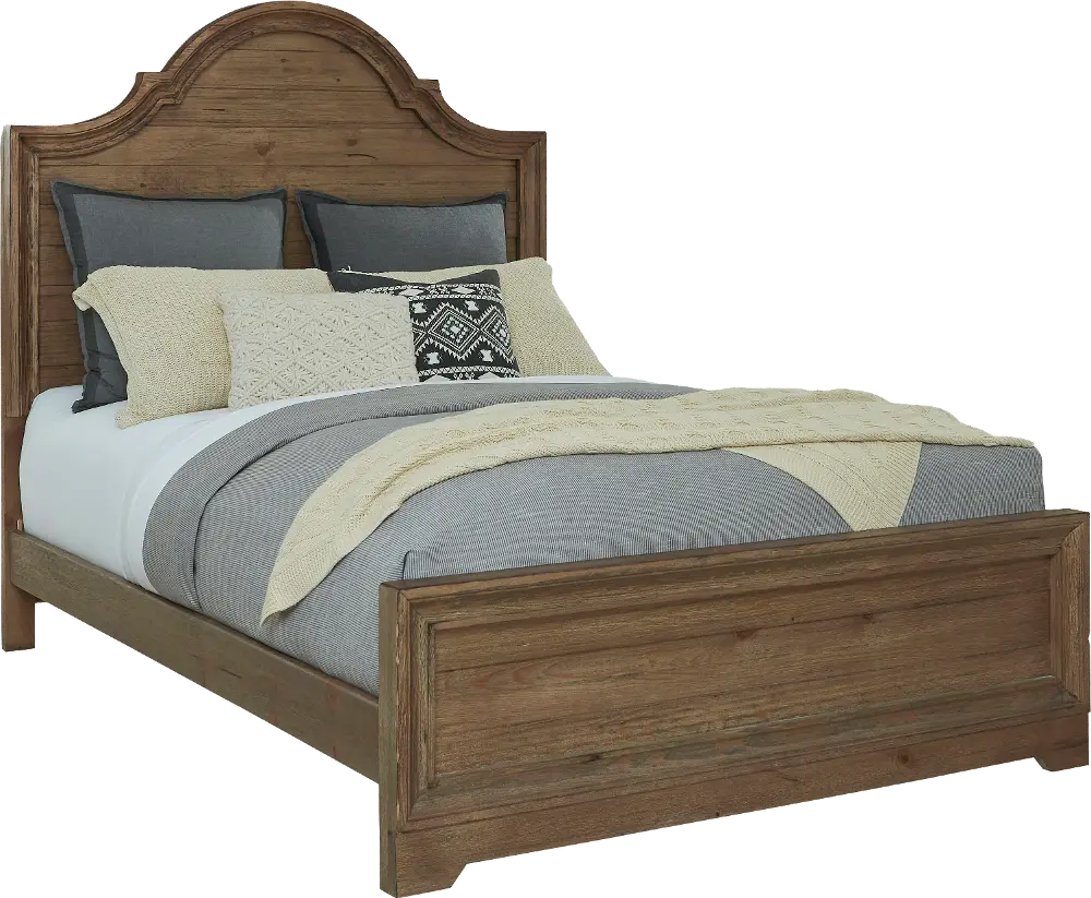 Wildfire Pine Queen Bed-1