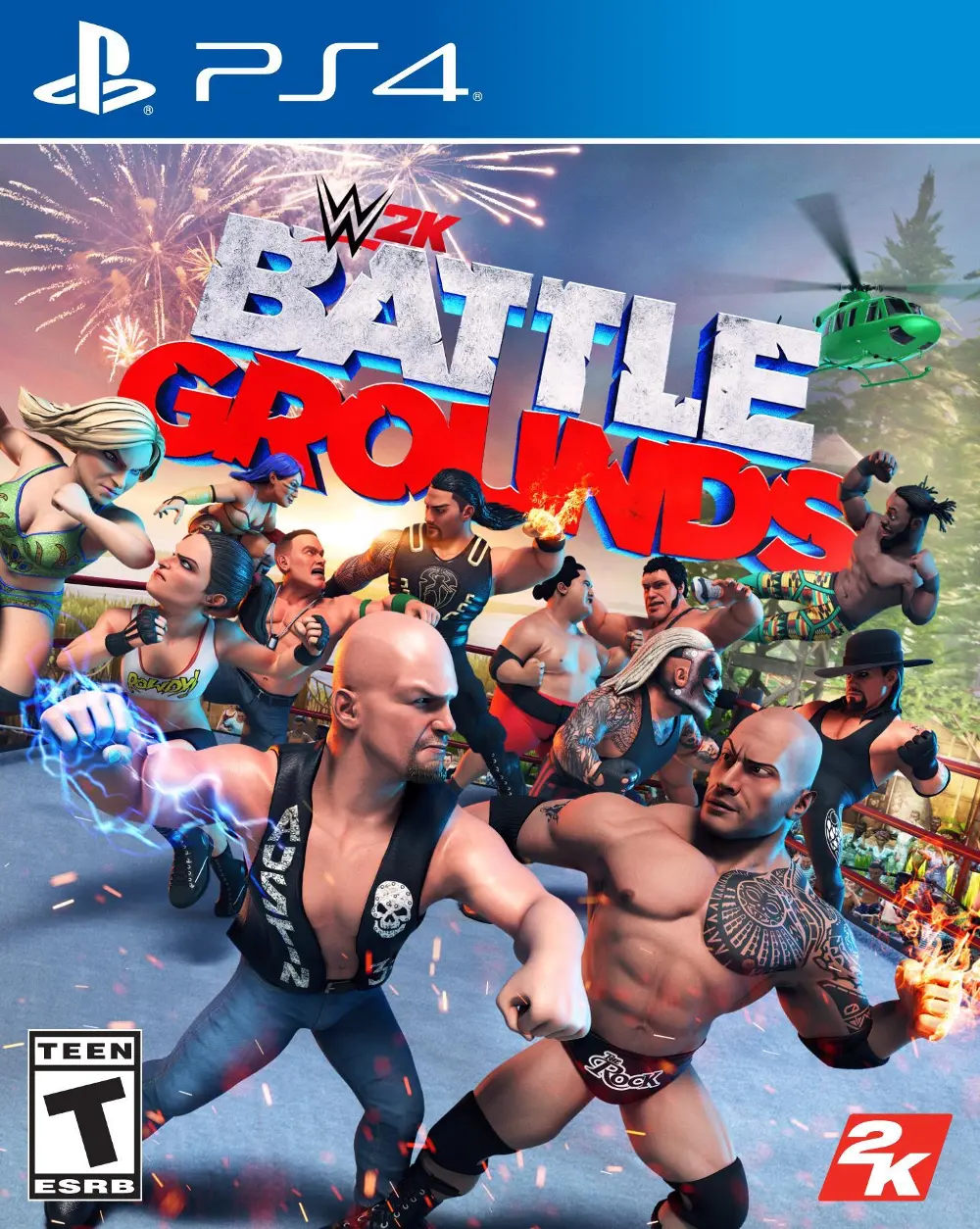 PS4 TK2 57596 WWE 2K Battlegrounds - PS4-1