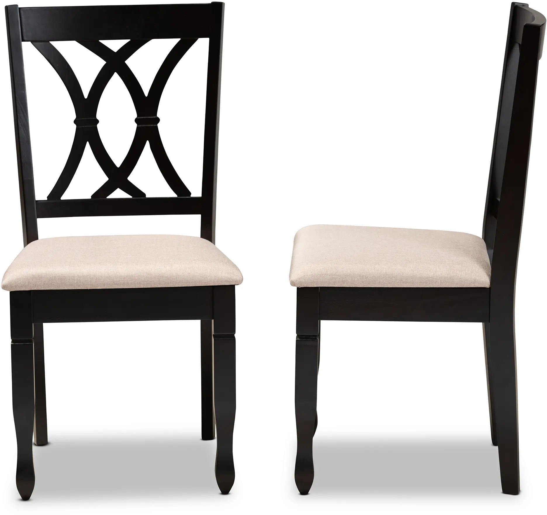 162-10527-RCW Cody Dark Brown Upholstered Dining Room Chair (Set sku 162-10527-RCW