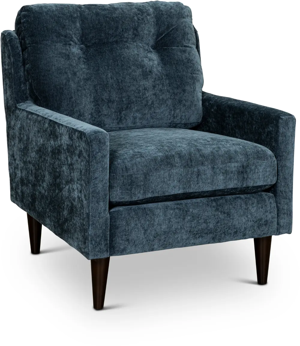 Trevin Indigo Blue Upholstered Accent Chair-1