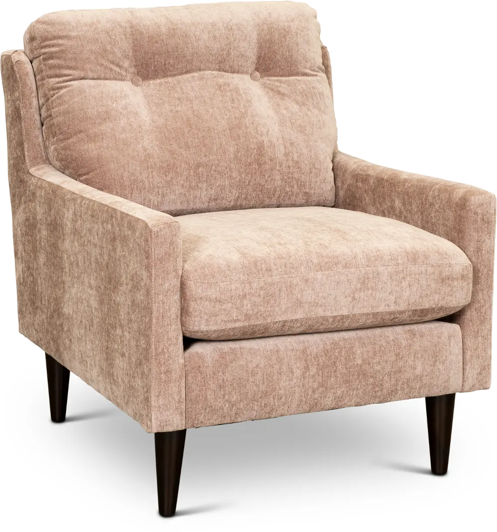 Trevin Blush Pink Upholstered Accent Chair-1