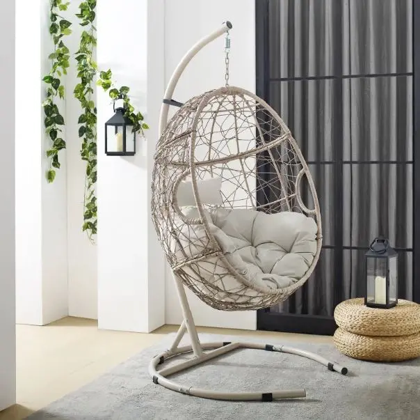 Cleo Wicker Hanging Egg Chair