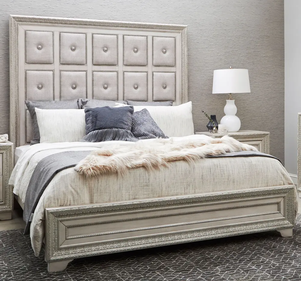 Camila Pearl White Queen Bed-1