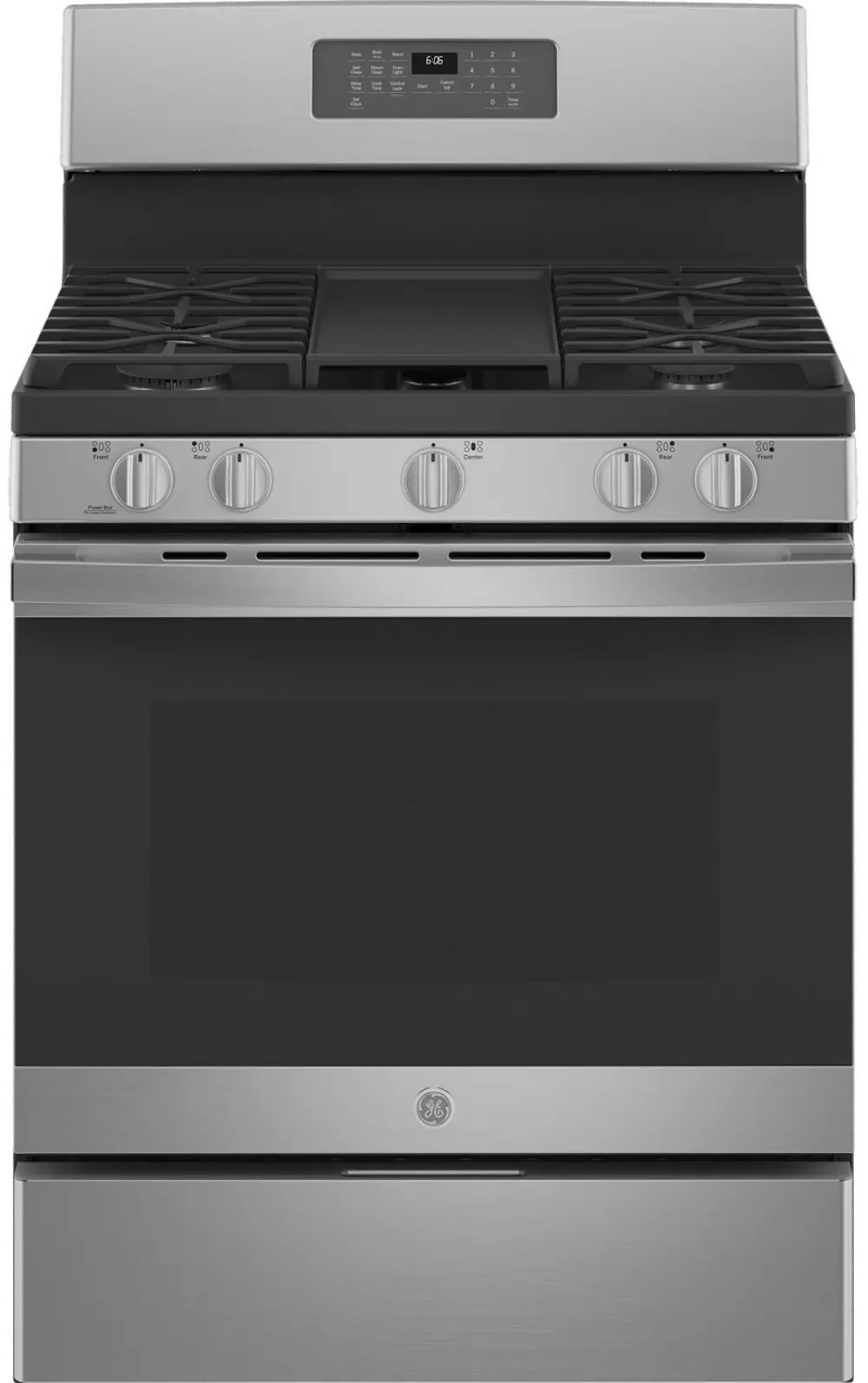 JGB660SPSS GE 5 cu ft Gas Range - Stainless Steel-1