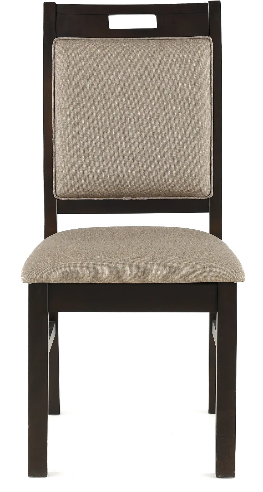 Draven Dark Brown Upholstered Dining Room Chair-1