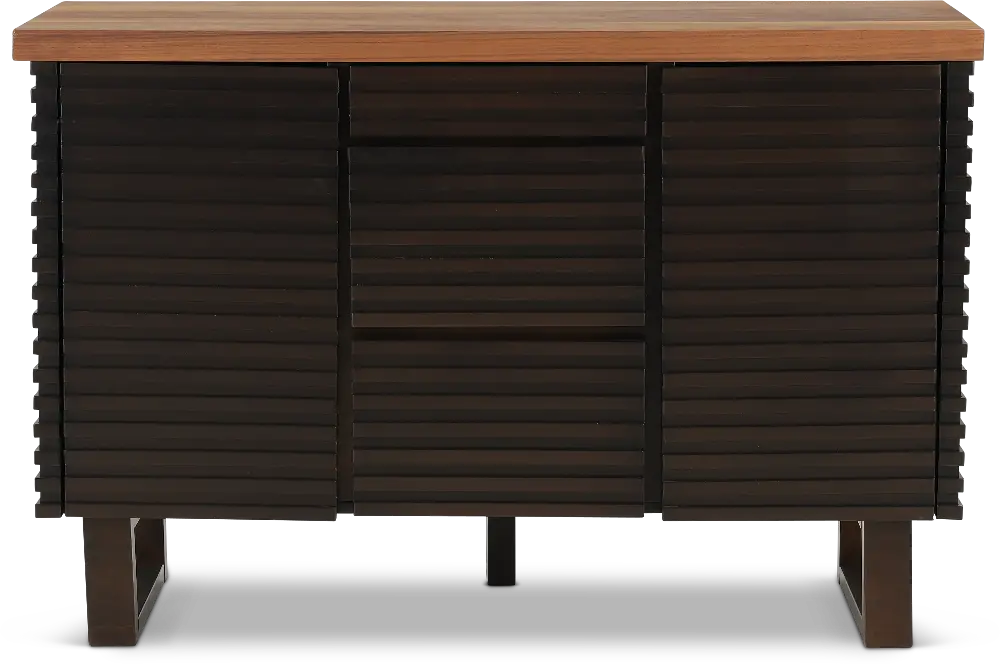 Draven Contemporary Dark Brown Dining Room Sideboard-1